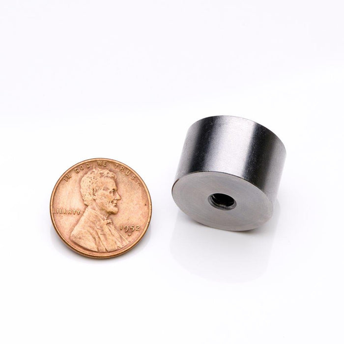 Neodymium Round Magnet Assembly 0.75" Diameter x 0.5" H - Grade N35