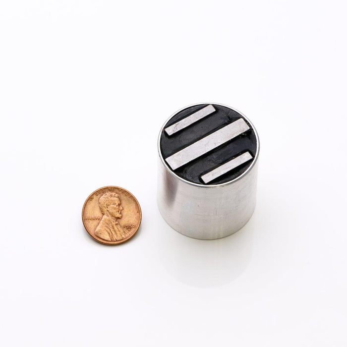 Ceramic Round Magnet Assembly 1.25" Diameter x 1.25" H - Grade C8