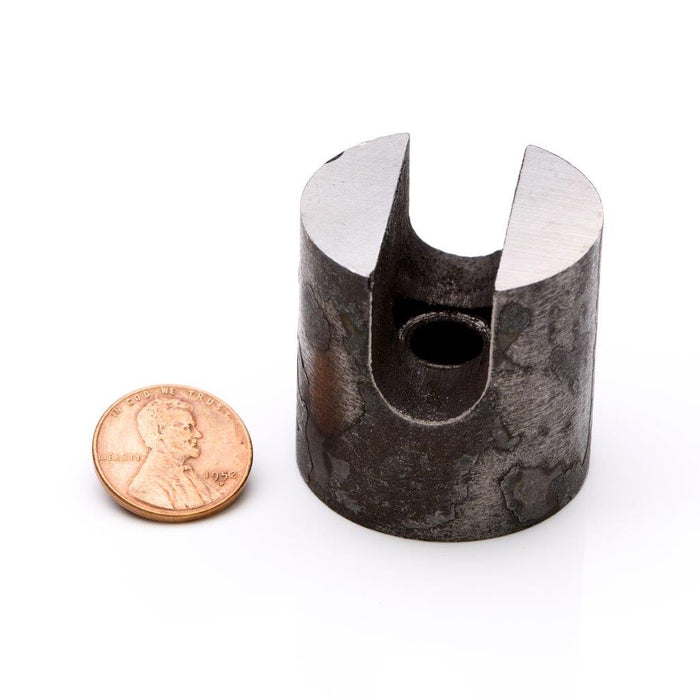 AlNiCo Round, Horseshoe Magnet 1.375" Diameter x 1.375" H - Grade A5