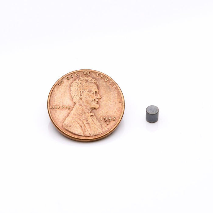 Neodymium Round Magnet 0.125" Diameter x 0.125" H - Grade N35