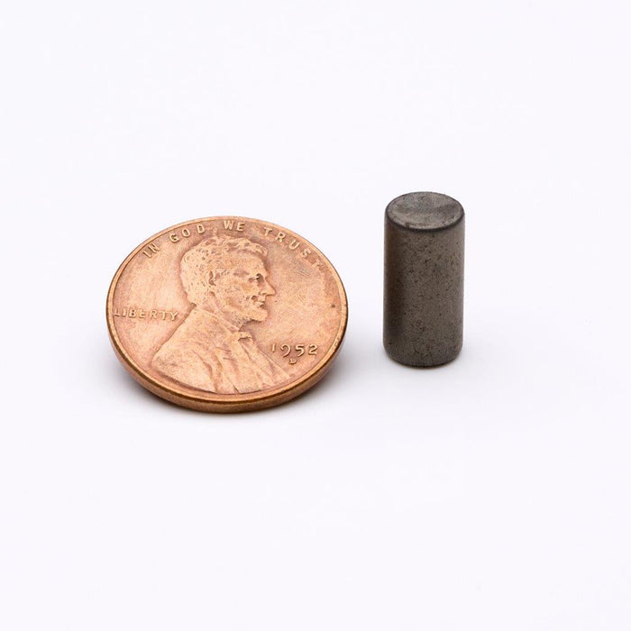 Neodymium Round Magnet 0.25" Diameter x 0.5" H - Grade N35