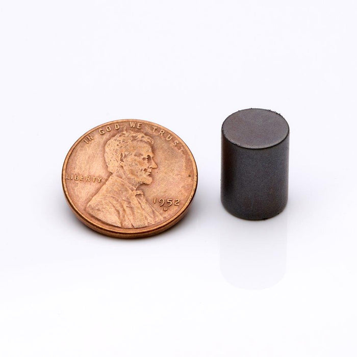 Neodymium Round Magnet 0.375" Diameter x 0.5" H - Grade N35