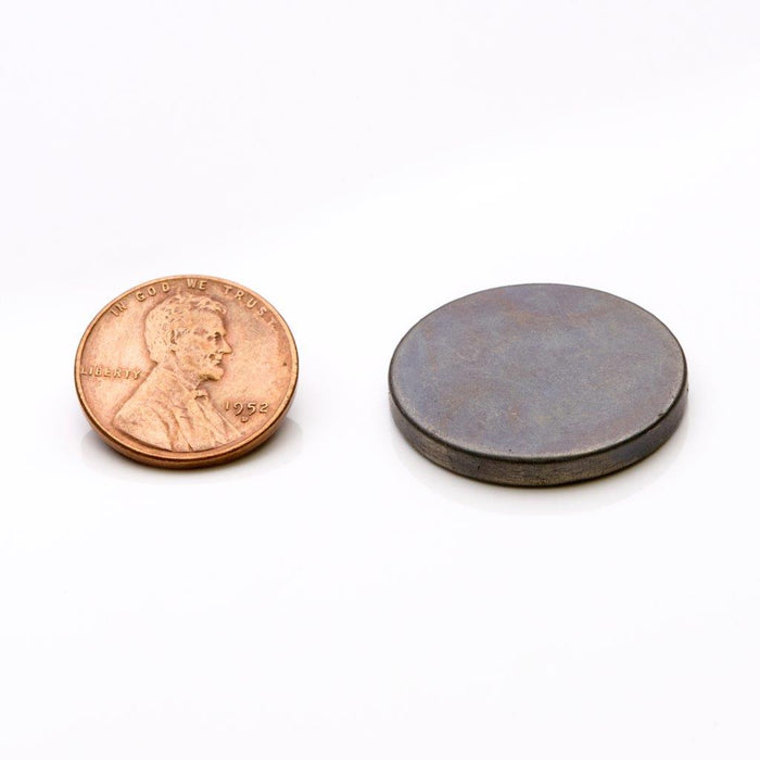 Neodymium Round Magnet 1" Diameter x 0.125" H - Grade N35
