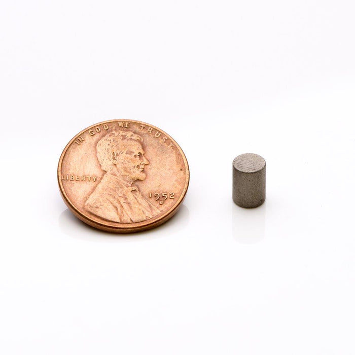 SmCo Round Magnet 0.187" Diameter x 0.25" H - Grade SmCo5