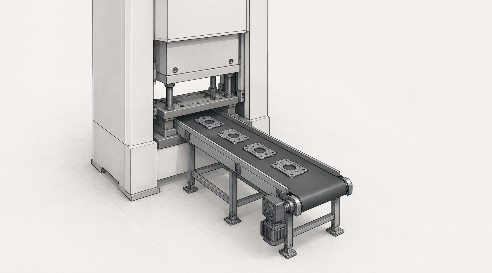 How to Remove Scrap from Under a Stamping Press