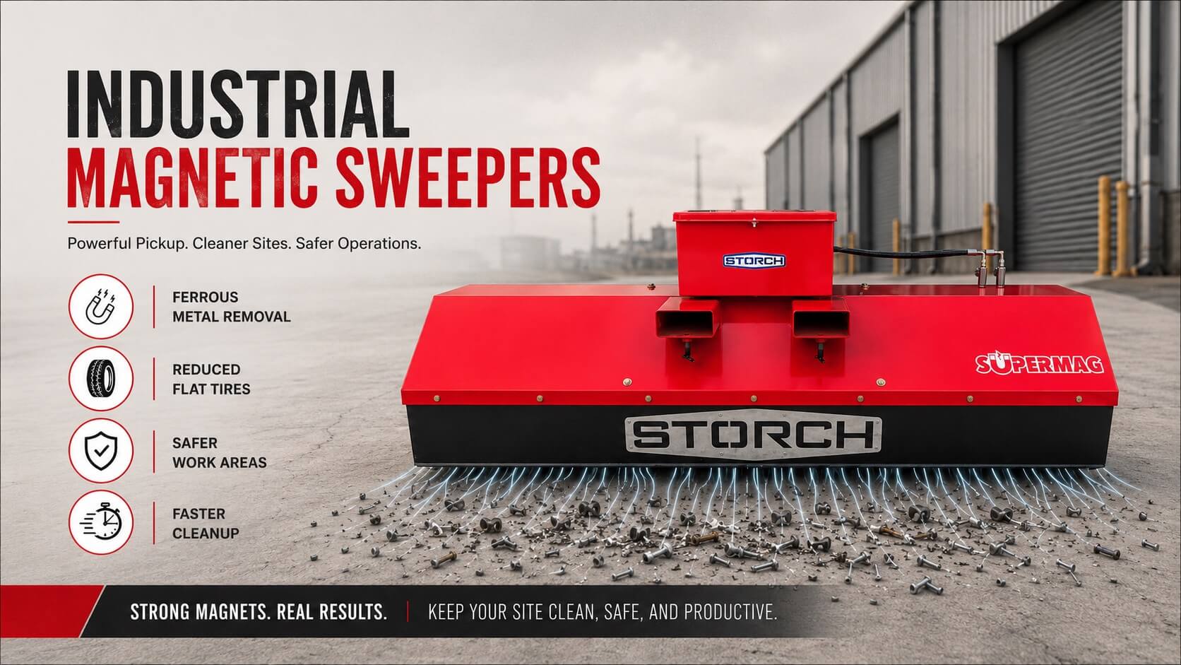 Industrial Magnetic Sweepers: Complete Selection and Buying Guide