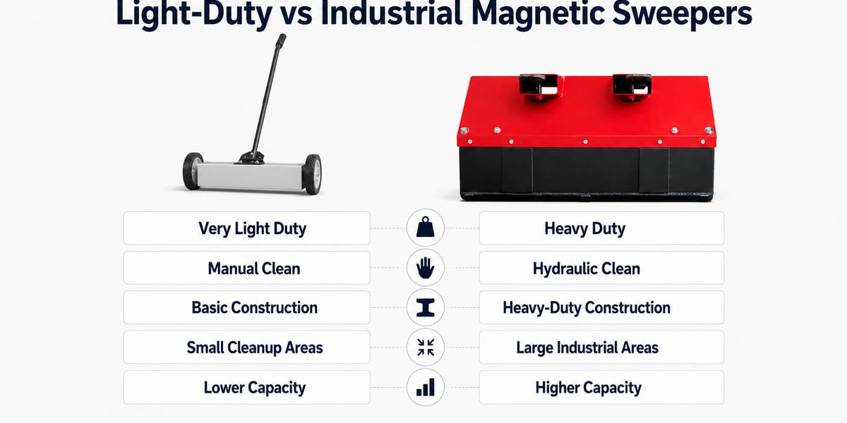 What Is an Industrial Magnetic Sweeper? — Storch Magnetics