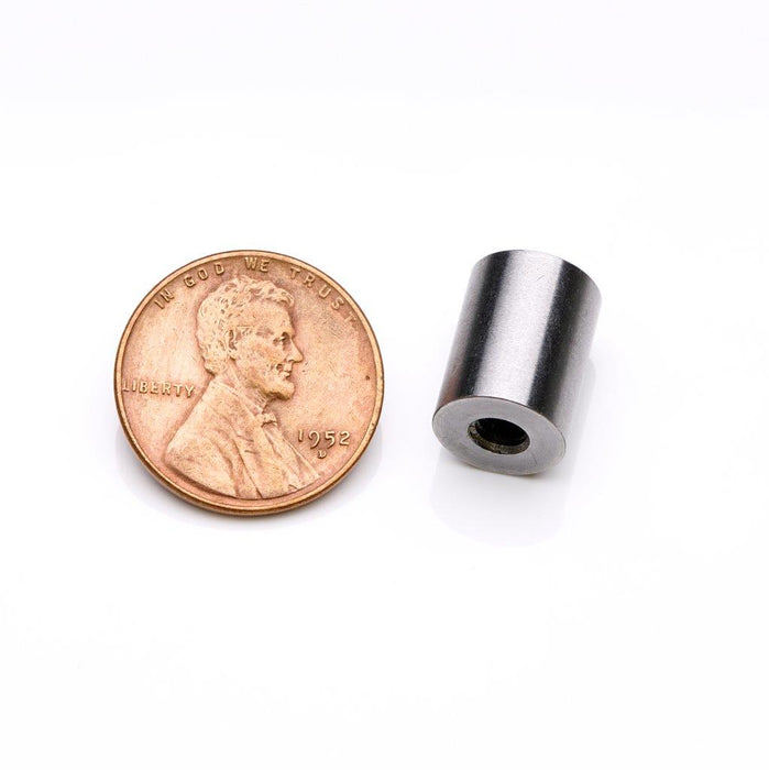 Neodymium Round Magnet Assembly 0.375" Diameter x 0.5" H - Grade N35