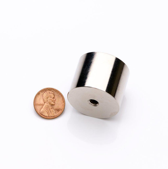 Neodymium Round Magnet Assembly 1.25" Diameter x 1" H - Grade N35