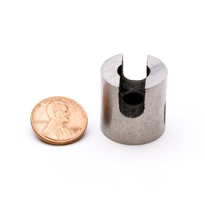 AlNiCo Round, Horseshoe Magnet 0.875" Diameter x 0.875" H - Grade A5