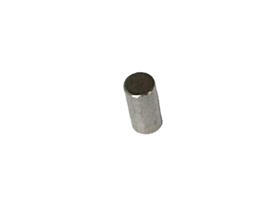 Neodymium Round Magnet 0.06" Diameter x 0.125" H - Grade N35H, Nickel plated finish