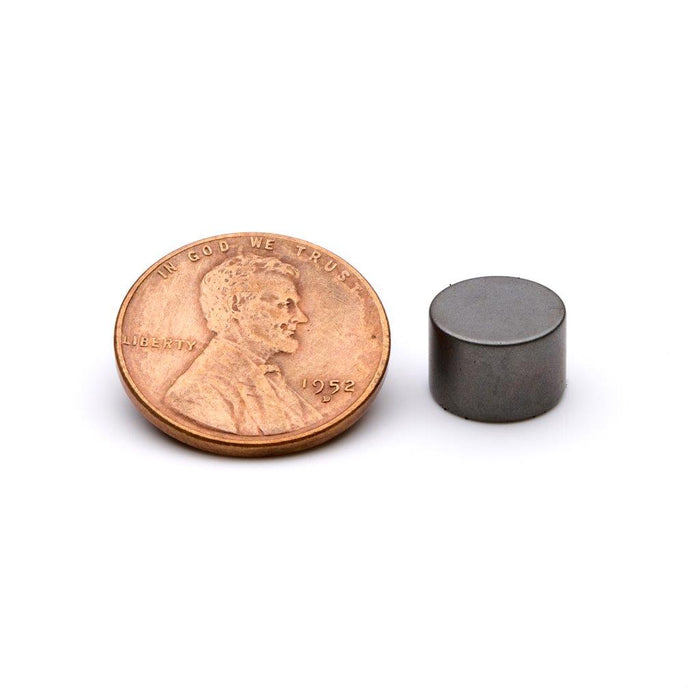Neodymium Round Magnet 0.375" Diameter x 0.25" H - Grade N35