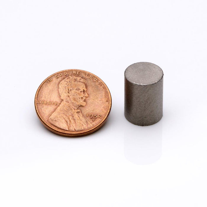 Neodymium Round Magnet 0.375" Diameter x 0.5" H - Grade N30AH
