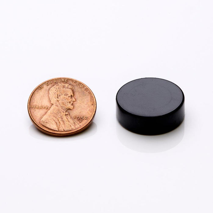 Neodymium Round Magnet 0.75" Diameter x 0.25" H - Grade N42, Epoxy coated finish