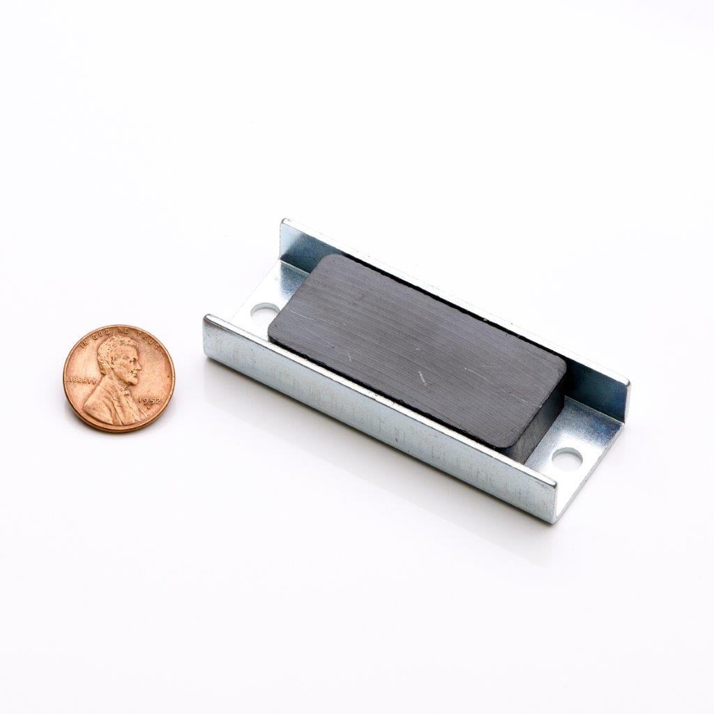 Ceramic Rectangular Magnet Assembly 0.46" H x 1.045" W x 2.7" L - Grad ...