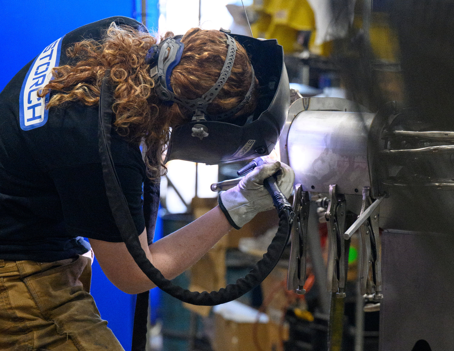 Storch Fabricator TIG Welding Beltless Magnetic Conveyor Side guide